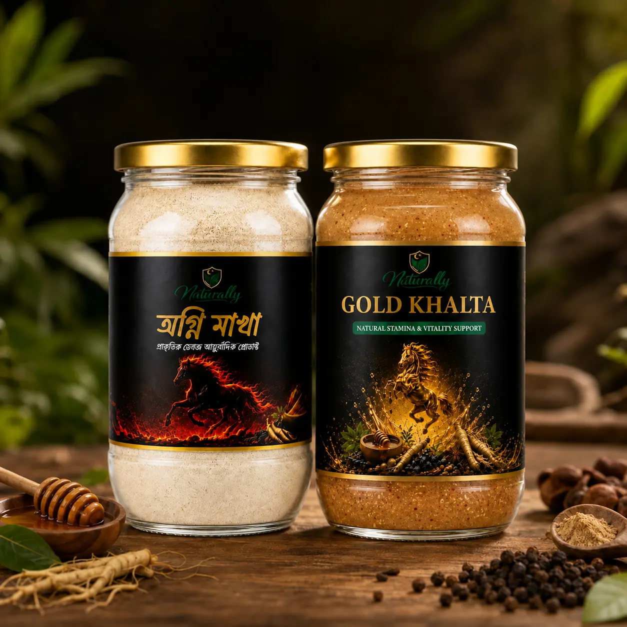 প্রাকৃতিক সাপোর্টিং ভেষজ উপাদান